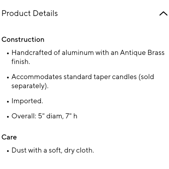 Pottery Barn Brass Serpent Candle Holders - Picture 7 of 7